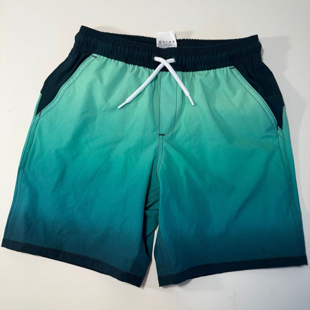Lands’ End, swim trunks, boy’s 8Y